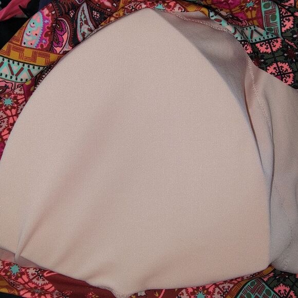 Victoria's Secret High Neck patchwork Boho Bikini Top Size Large - Picture 5 of 7